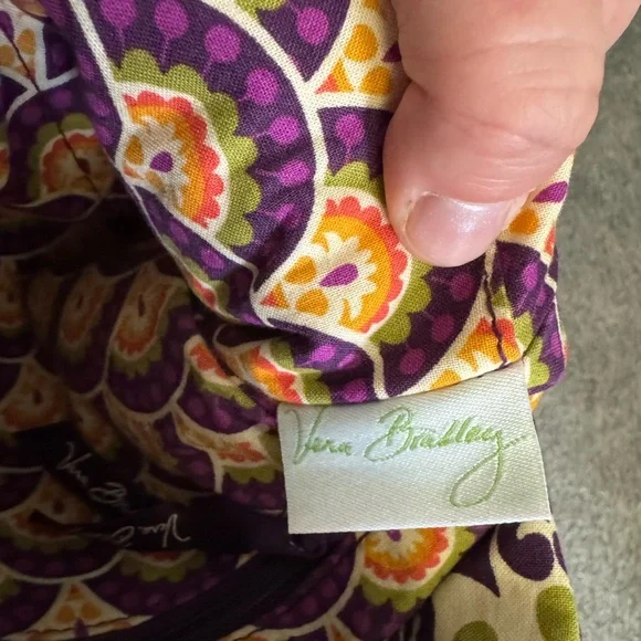 Very Bradley Plum Crazy Cross Body Bag - Picture 5 of 6